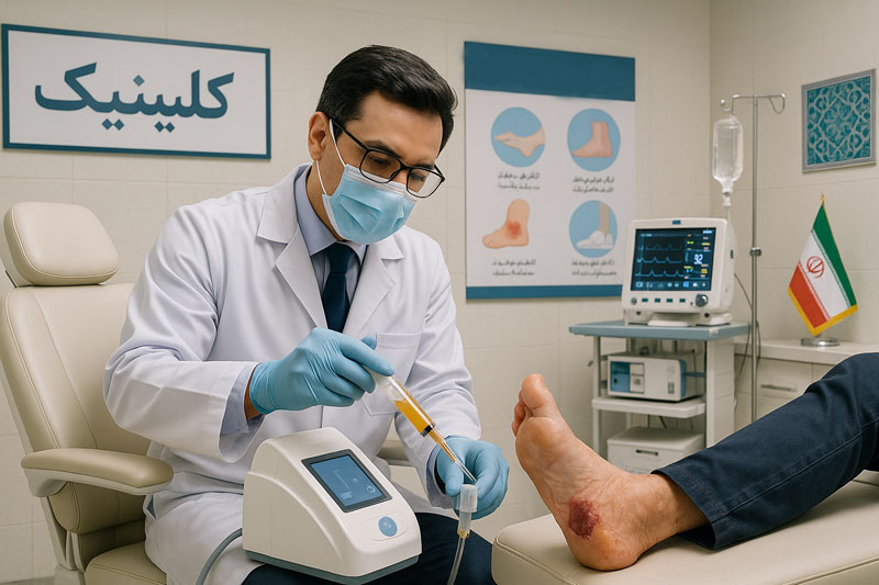 پلاسما درمانی زخم دیابتی